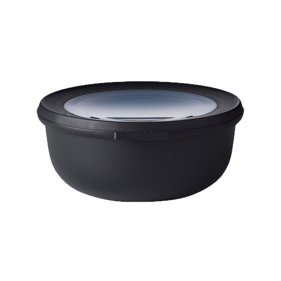 Kampeerartikelen Mepal Schalen | Mepal Cirqula Multikom Rond 750 Ml Nordic Black