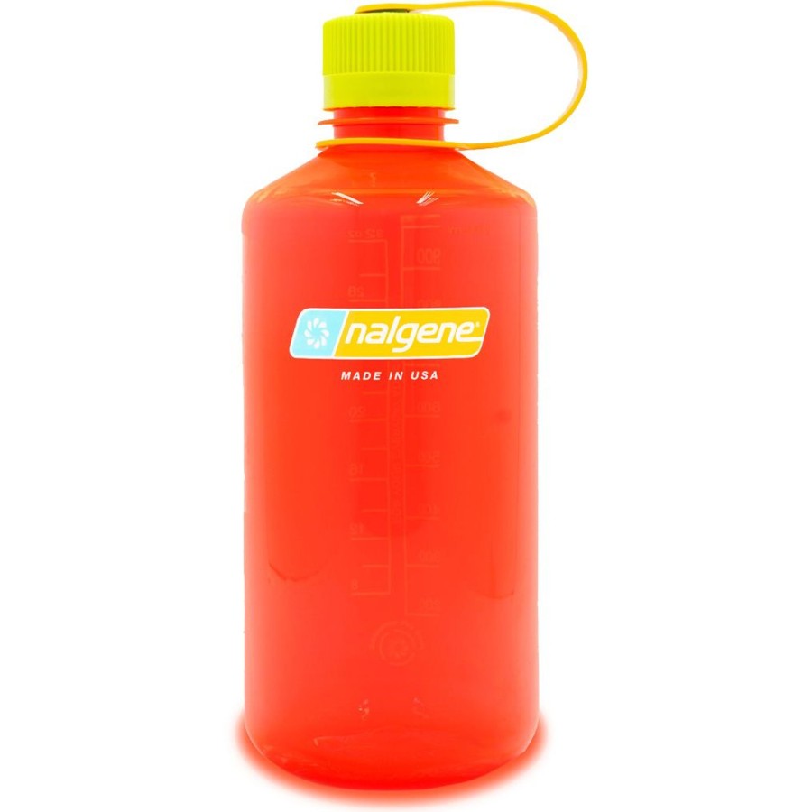 Kampeerartikelen Nalgene Drinkflessen | Nalgene Narrow Mouth Sustain Drinkfles 1 Liter Pomegranate