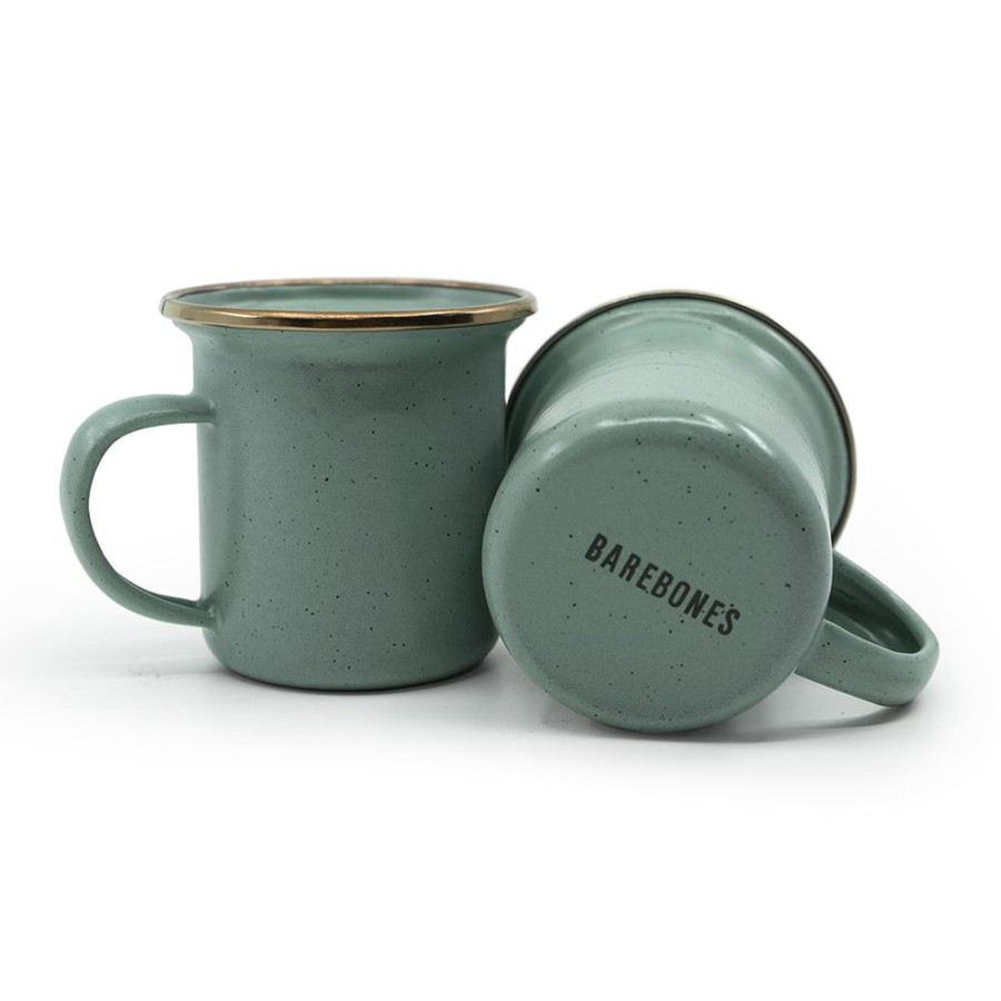 Kampeerartikelen Barebones Glazen & Bekers | Barebones Espresso Mok 148 Ml Mint 2-Pack