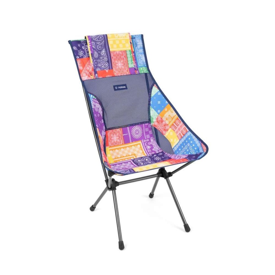 Kampeerartikelen Helinox Campingstoelen | Helinox Sunset Chair Campingstoel Rainbow Bandana