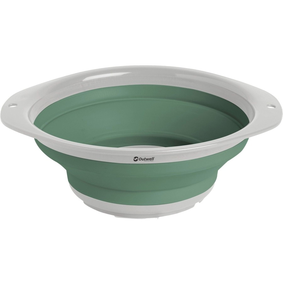 Kampeerartikelen Outwell Schalen | Outwell Collaps M Opvouwbare Schaal 1500 Ml Shadow Green