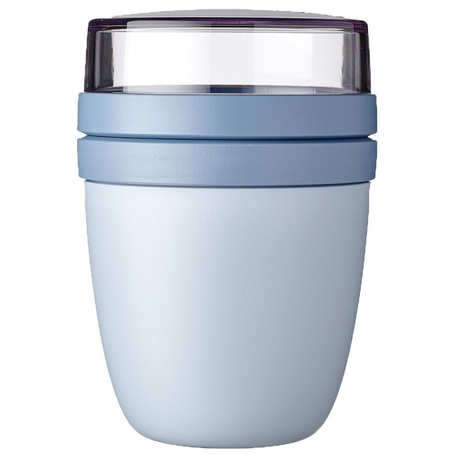 Kampeerartikelen Mepal Lunchboxen & Bekers | Mepal Ellipse Mini Lunchpot 420 Ml Nordic Blue