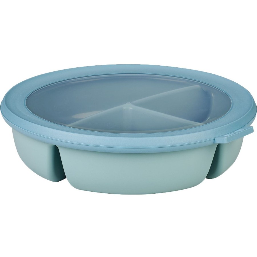 Kampeerartikelen Mepal Schalen | Mepal Cirqula Bento Multikom Rond 1 Liter Nordic Green