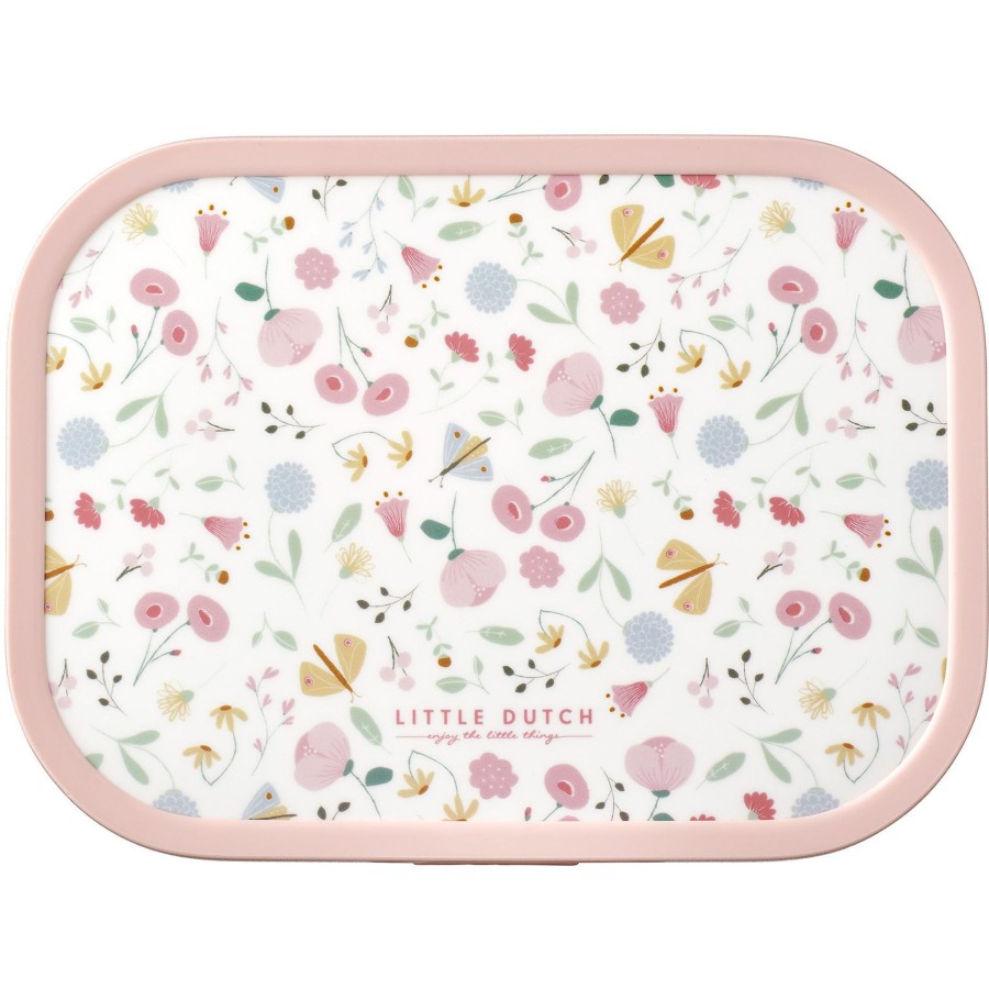 Kampeerartikelen Mepal Lunchboxen & Bekers | Mepal Campus Lunchbox Flowers & Butterflies