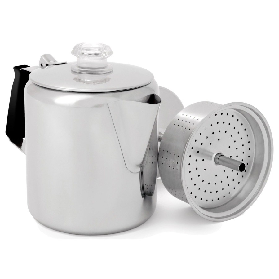 Kampeerartikelen GSI Outdoors Keukenapparaten | Gsi Outdoors Glacier Stainless Percolator 6 Kops