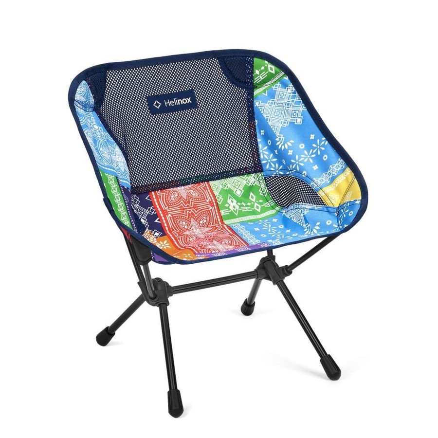 Kampeerartikelen Helinox Vouwstoelen | Helinox Chair One Mini Campingstoel Rainbow Bandana