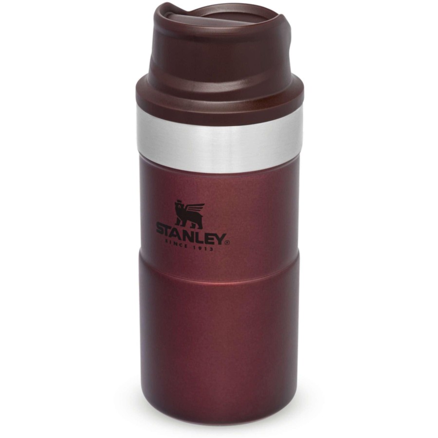 Kampeerartikelen Stanley PMI Drinkflessen | Stanley Pmi Classic Trigger-Action Thermosbeker 250 Ml Wine