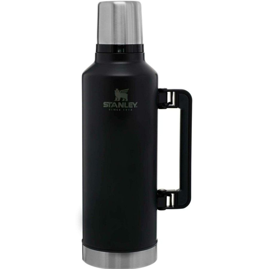 Kampeerartikelen Stanley PMI Drinkflessen | Stanley Pmi The Legendary Classic Thermosfles 2,3 Liter Matte Black