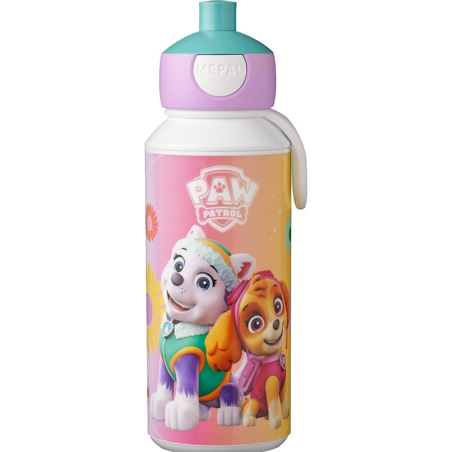 Kampeerartikelen Mepal Lunchboxen & Bekers | Mepal Pop-Up Campus Drinkfles 400 Ml Paw Patrol Girls