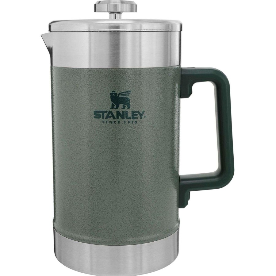 Kampeerartikelen Stanley PMI Keukenapparaten | Stanley Pmi The Stay-Hot French Koffiepers 1,4 Liter Hammertone Green