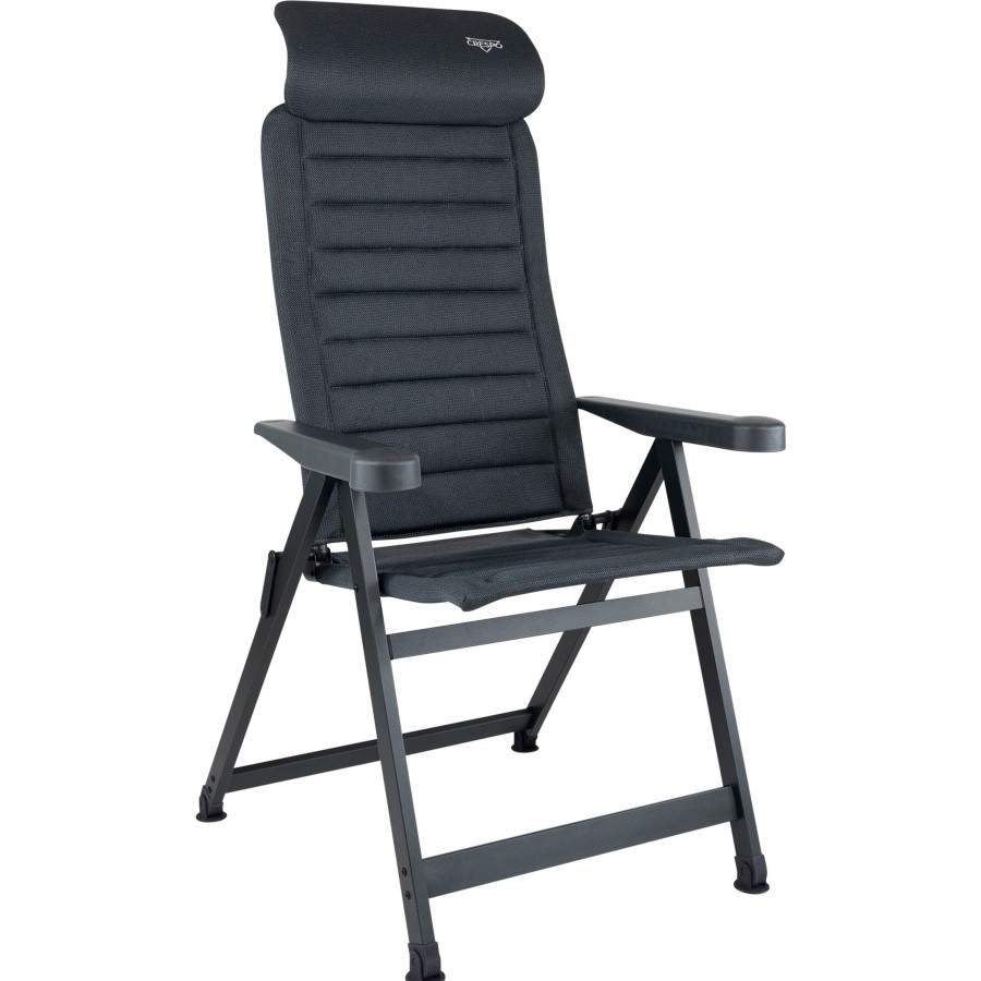 Kampeerartikelen Crespo Campingstoelen | Crespo Ap-440 Air-Select Compact Campingstoel Grijs