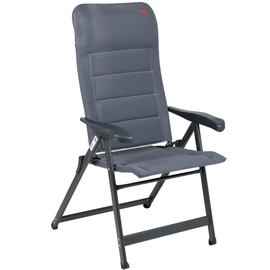 Kampeerartikelen Crespo Campingstoelen | Crespo Ap-237 Air-Deluxe Campingstoel Grijs