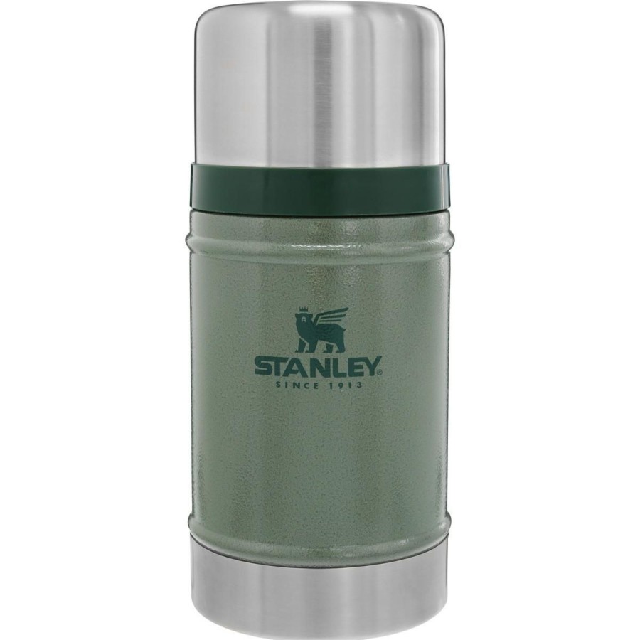 Kampeerartikelen Stanley PMI Drinkflessen | Stanley Pmi Classic Legendary Thermosbeker 710 Ml Hammertone Green