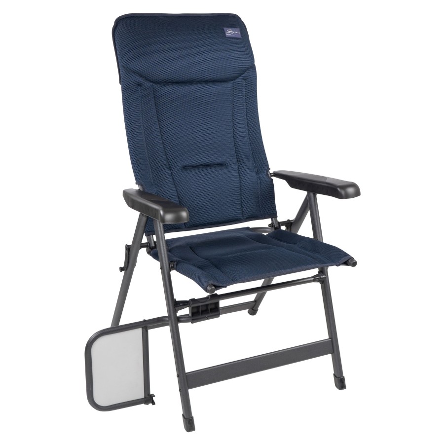 Kampeerartikelen Bardani Campingstoelen | Bardani Domenica Plus 3D Comfort Campingstoel Moonlight Blue 2023