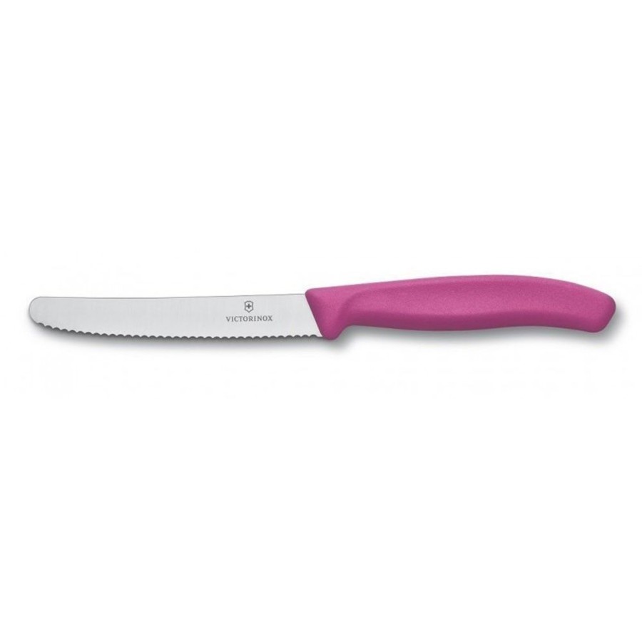 Kampeerartikelen Victorinox Keukengerei | Victorinox Tafelmes Roze 2 Stuks