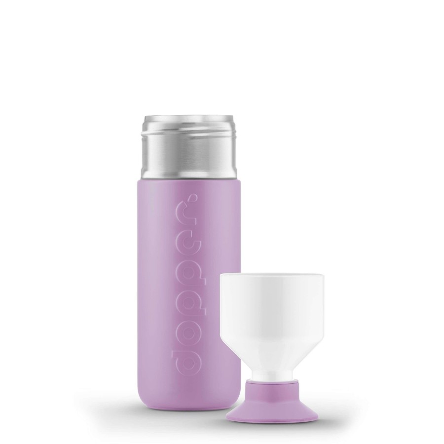 Kampeerartikelen Dopper Drinkflessen | Dopper Insulated Drinkfles 580 Ml Throwback Lilac