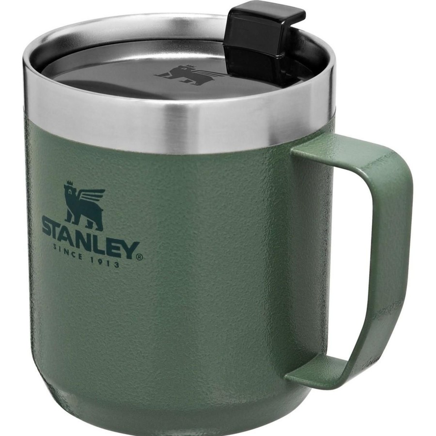 Kampeerartikelen Stanley PMI Drinkflessen | Stanley Pmi Legendary Camp Thermosbeker 350 Ml Hammertone Green