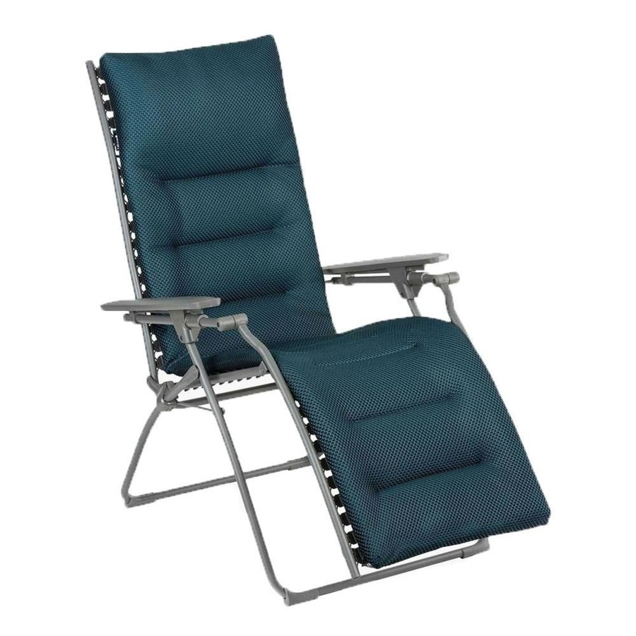 Kampeerartikelen Lafuma Relaxstoelen | Lafuma Evolution Be Comfort Relaxstoel Blue Encre