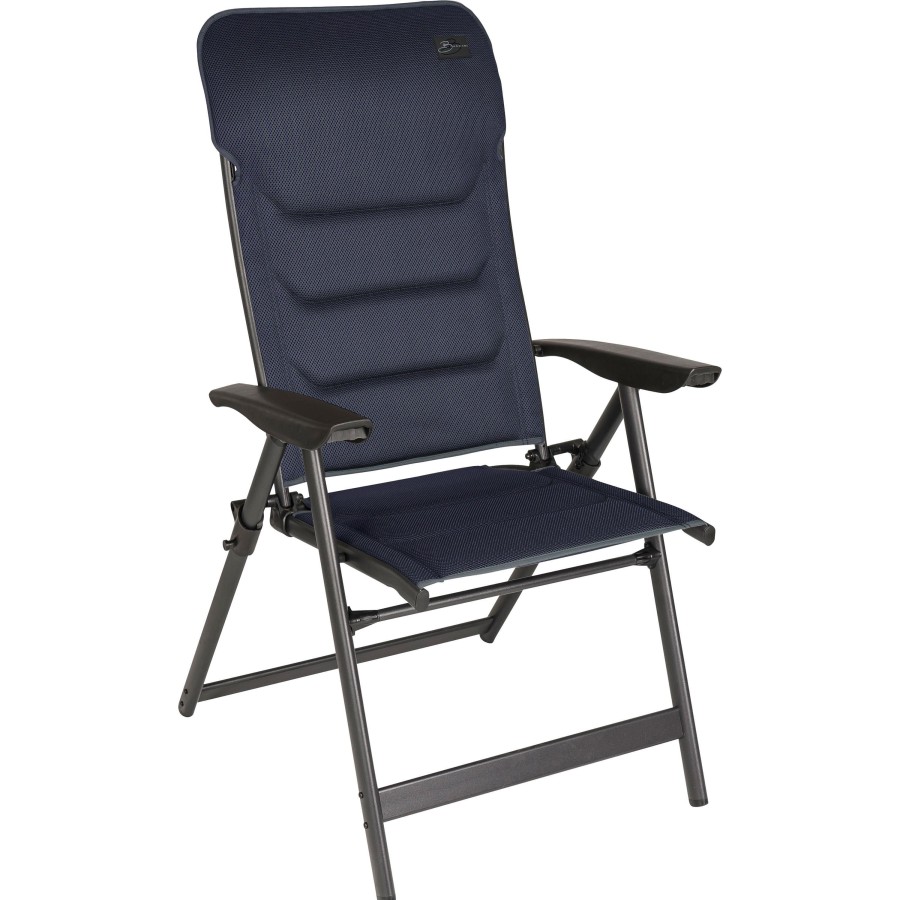 Kampeerartikelen Bardani Campingstoelen | Bardani Vermillion Ergo 3D Comfort Campingstoel Moonlight Blue