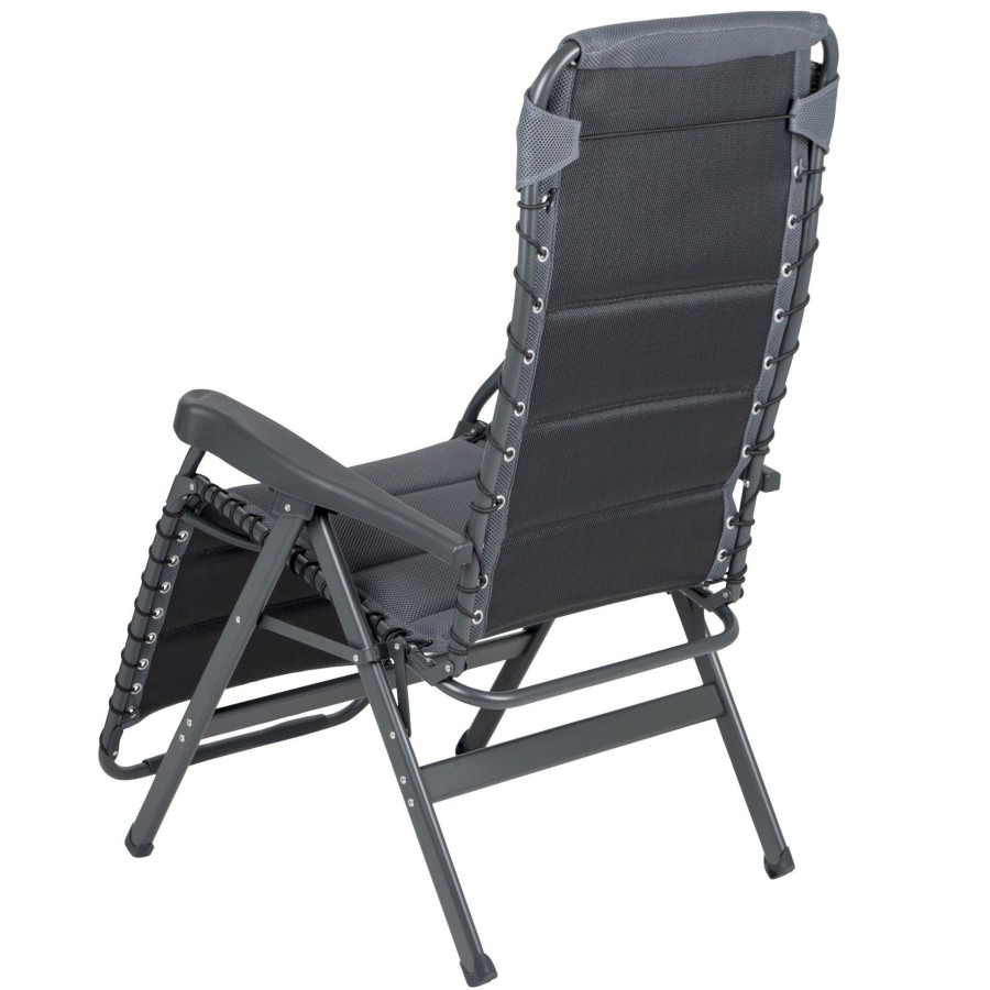 Kampeerartikelen Crespo Relaxstoelen | Crespo Ap-232 Air-Deluxe Relaxstoel Grijs