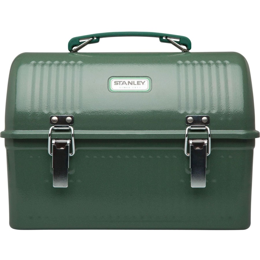 Kampeerartikelen Stanley PMI Lunchboxen & Bekers | Stanley Pmi Classic Metalen Lunchbox Hammertone Green