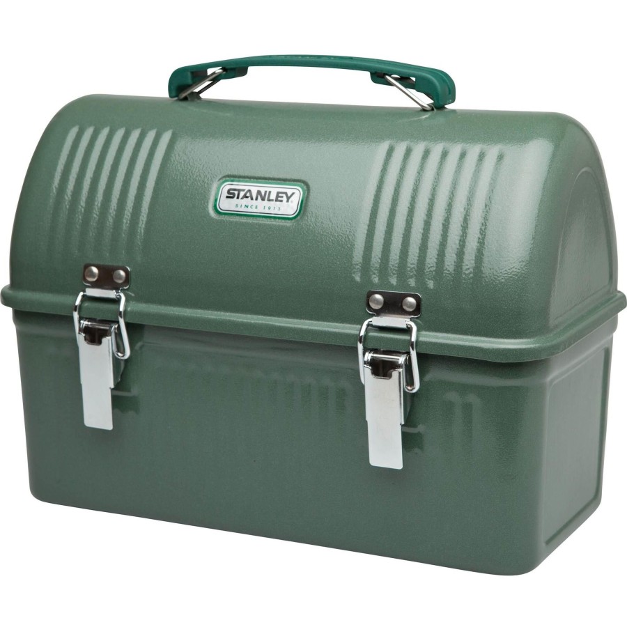 Kampeerartikelen Stanley PMI Lunchboxen & Bekers | Stanley Pmi Classic Metalen Lunchbox Hammertone Green