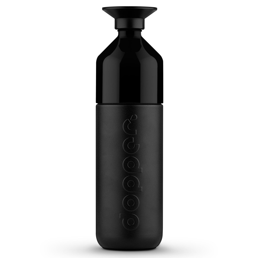 Kampeerartikelen Dopper Drinkflessen | Dopper Insulated Drinkfles 1 Liter Blazing Black